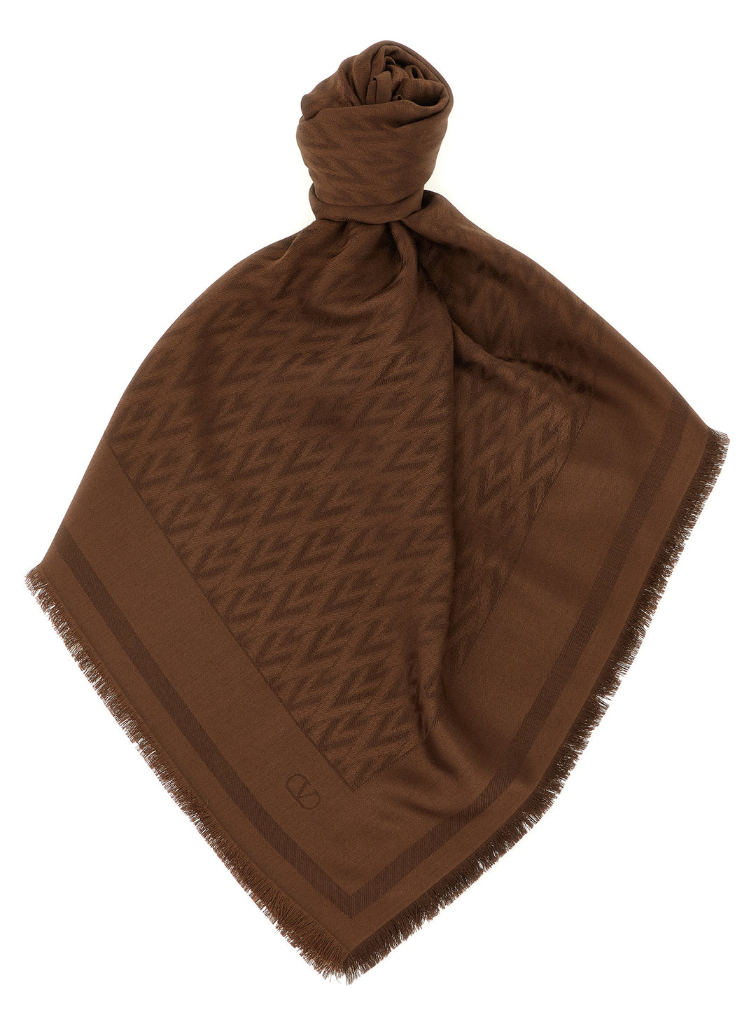 Valentino Garavani Toute La V Scarves and Foulards - Brown | 931066dd333a1c9d1e1ab73ad23732be16f271b0
