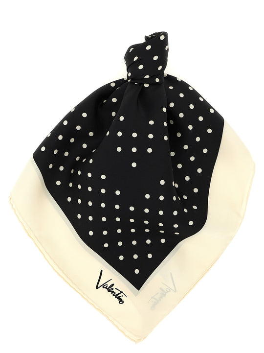 Plusdepois Scarves And Foulards White/Black