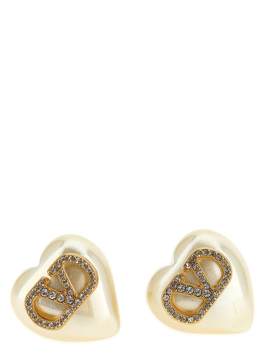 Valentino Garavani Heart Earrings Jewelry Gold