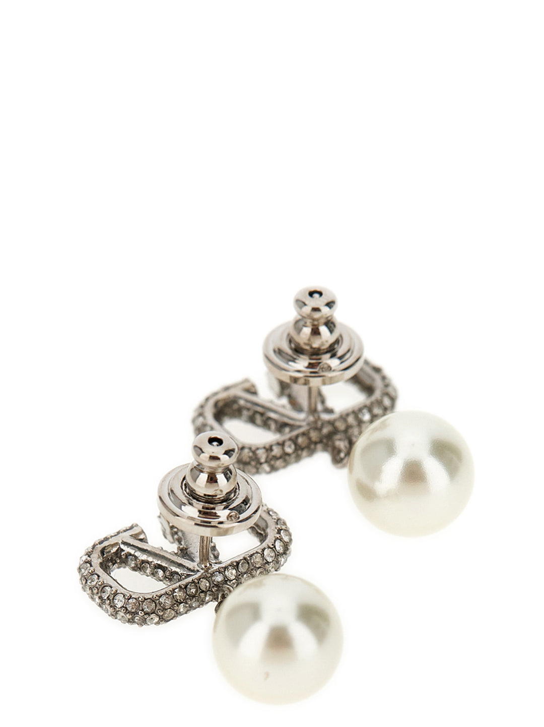 Valentino Garavani Valentino Garavani Vlogo Signature Earrings Jewelry - Silver | 812940ee55b3e7b778d2b6ffdf0ec5678acebbef