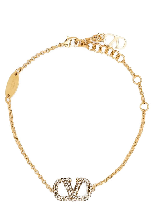 Valentino Garavani Vlogo Signature Bracelet Jewelry Gold