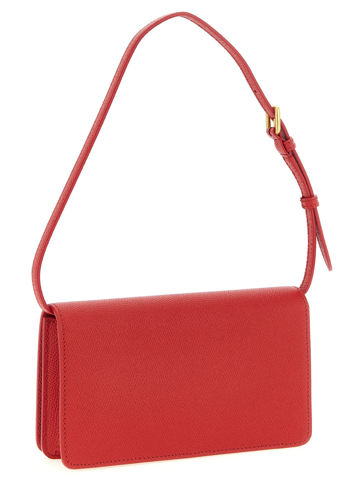 Valentino Garavani Valentino Garavani Vlogo Signature Shoulder Bag Shoulder Bags - Red | f1aea95cab1df8453d498f6b84f8f727ca66c3ec