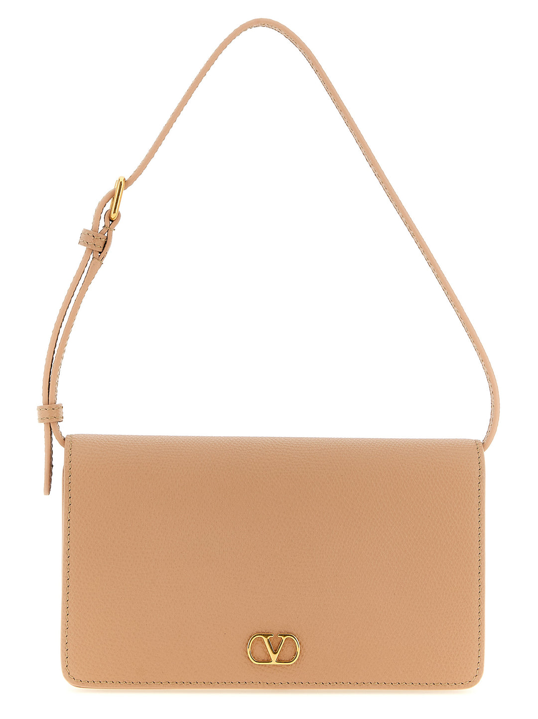 Valentino Garavani Valentino Garavani Vlogo Signature Shoulder Bag Shoulder Bags - Pink | 321bc8ac9384d171592fc9338de7f09364c828a5