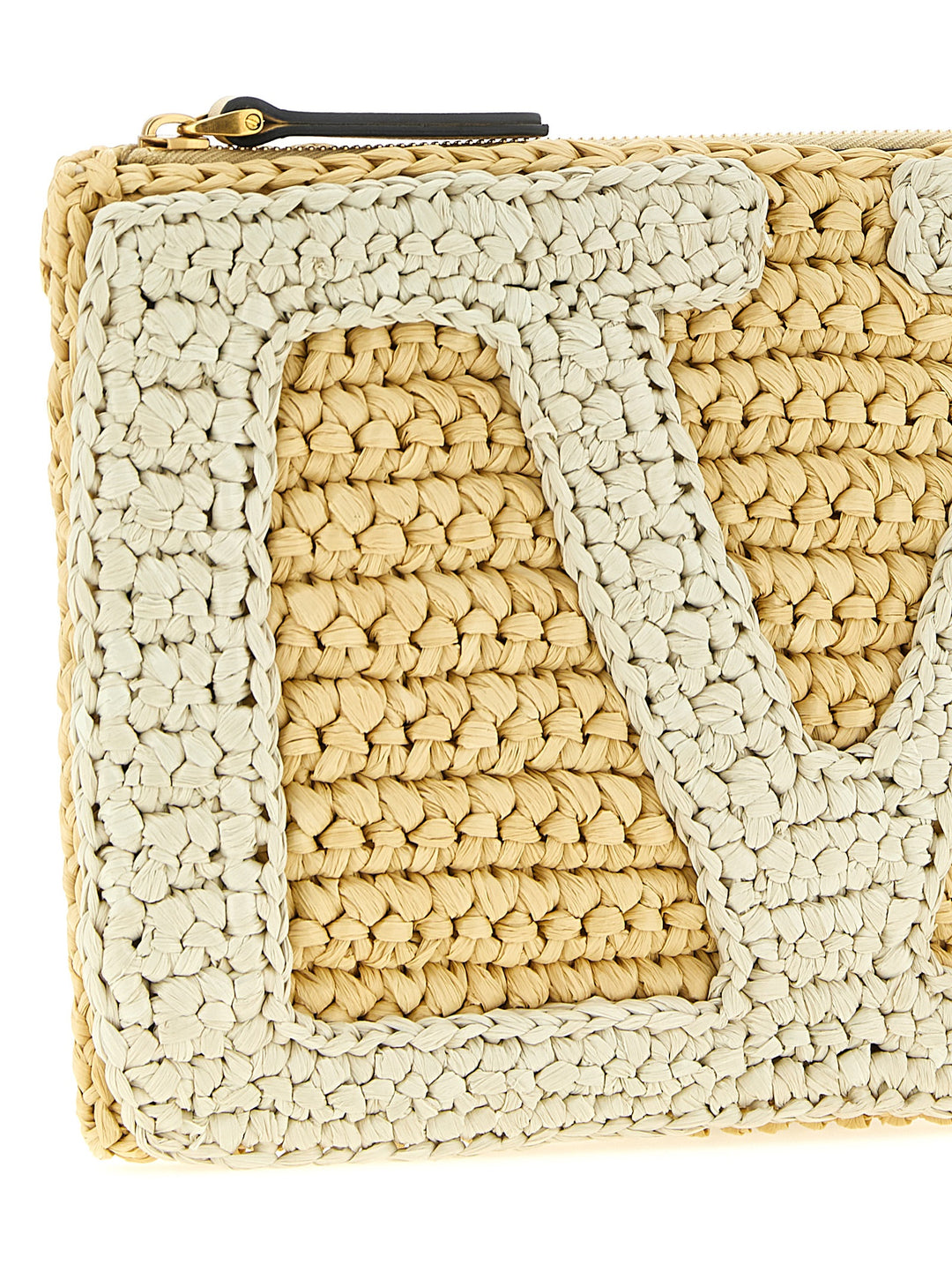 Valentino Garavani Vivasuperstar Crochet Clutch - Beige | 5f41eb0c74bfe6abe9a37120ed02c275553d7978