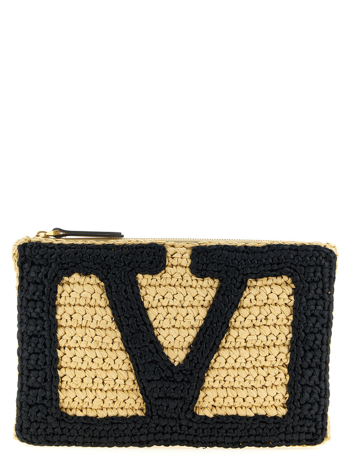 Valentino Garavani Vivasuperstarcrochet Clutch - Beige | ae43e6e5d76c2c6dcbef6968438023cbe17a09b4