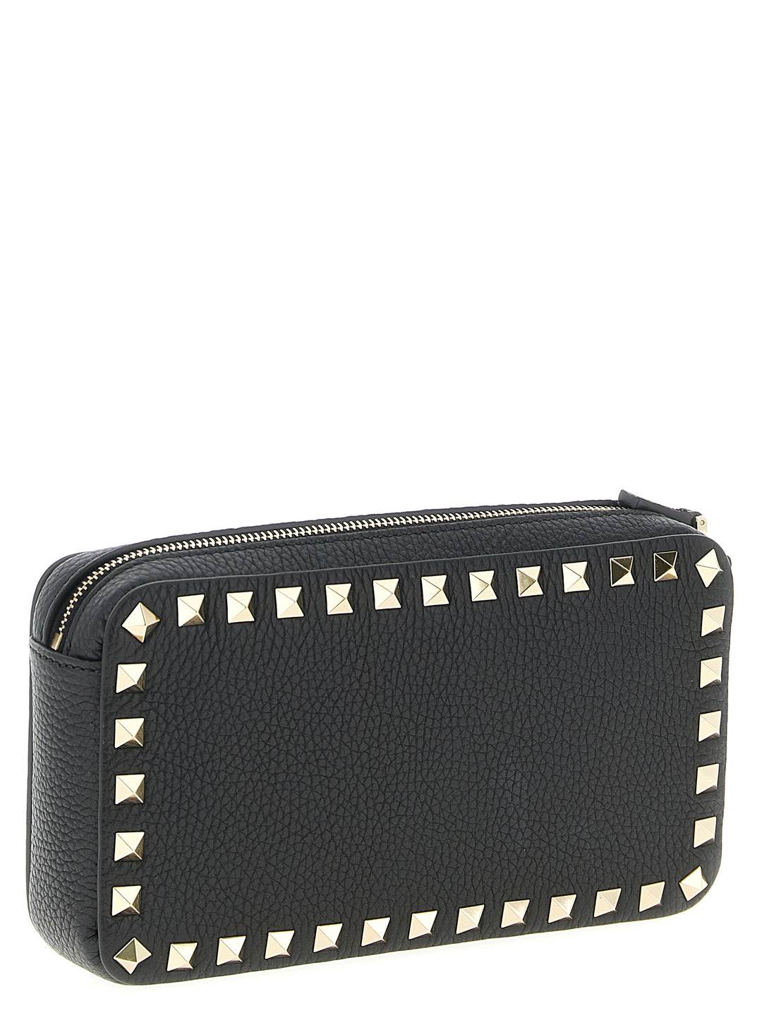 Valentino Garavani Rockstud Clutch - Black | ab45a39fe4933771db38ee392de5175ad98bb374