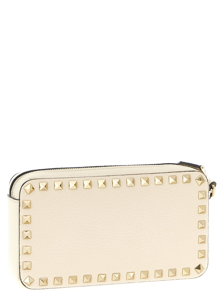 Valentino Garavani Rockstud Clutch - White | b2adffc79534d6bd847abbbac2d64a3de94649c3