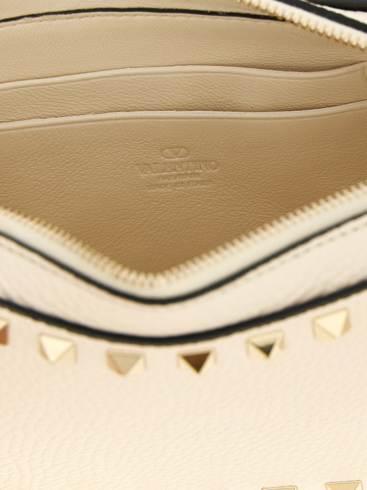 Valentino Garavani Rockstud Clutch - White | 95825d2432ac740271cc7435f83ca4a690c0556c