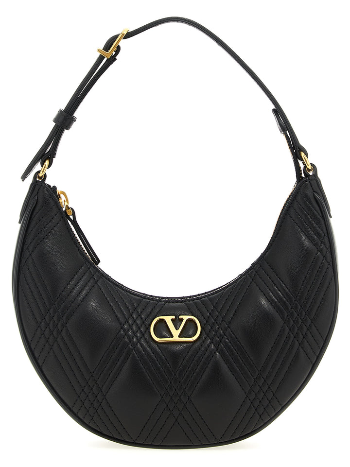 Valentino Garavani Quiltie 67 Shoulder Bags - Black | 0b500e17c9b65524870bfbc331dd41fa5343811e