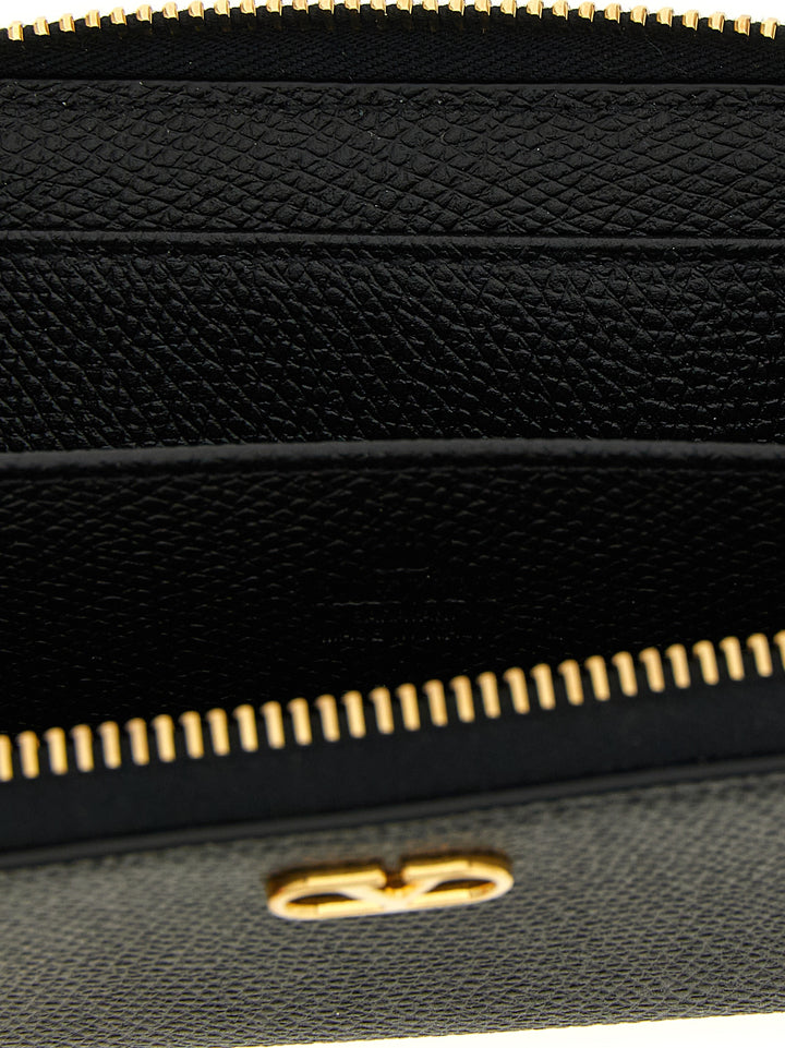 Valentino Garavani Valentino Garavani Vlogo Signature Cardholder Wallets and Card Holders - Black | 911b414a90af0cf3611eb76066f7bb029e42b9f9