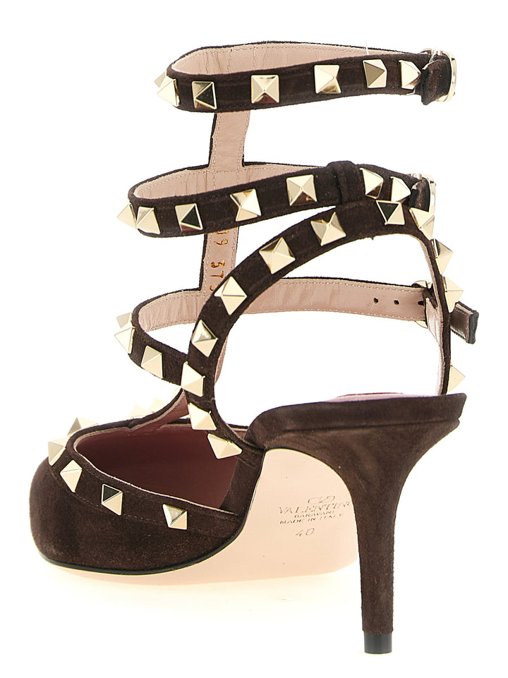 Valentino Garavani Rockstud Pumps - Brown | 22da1abcdde344b30eb11be13659da68d0e3b7bc