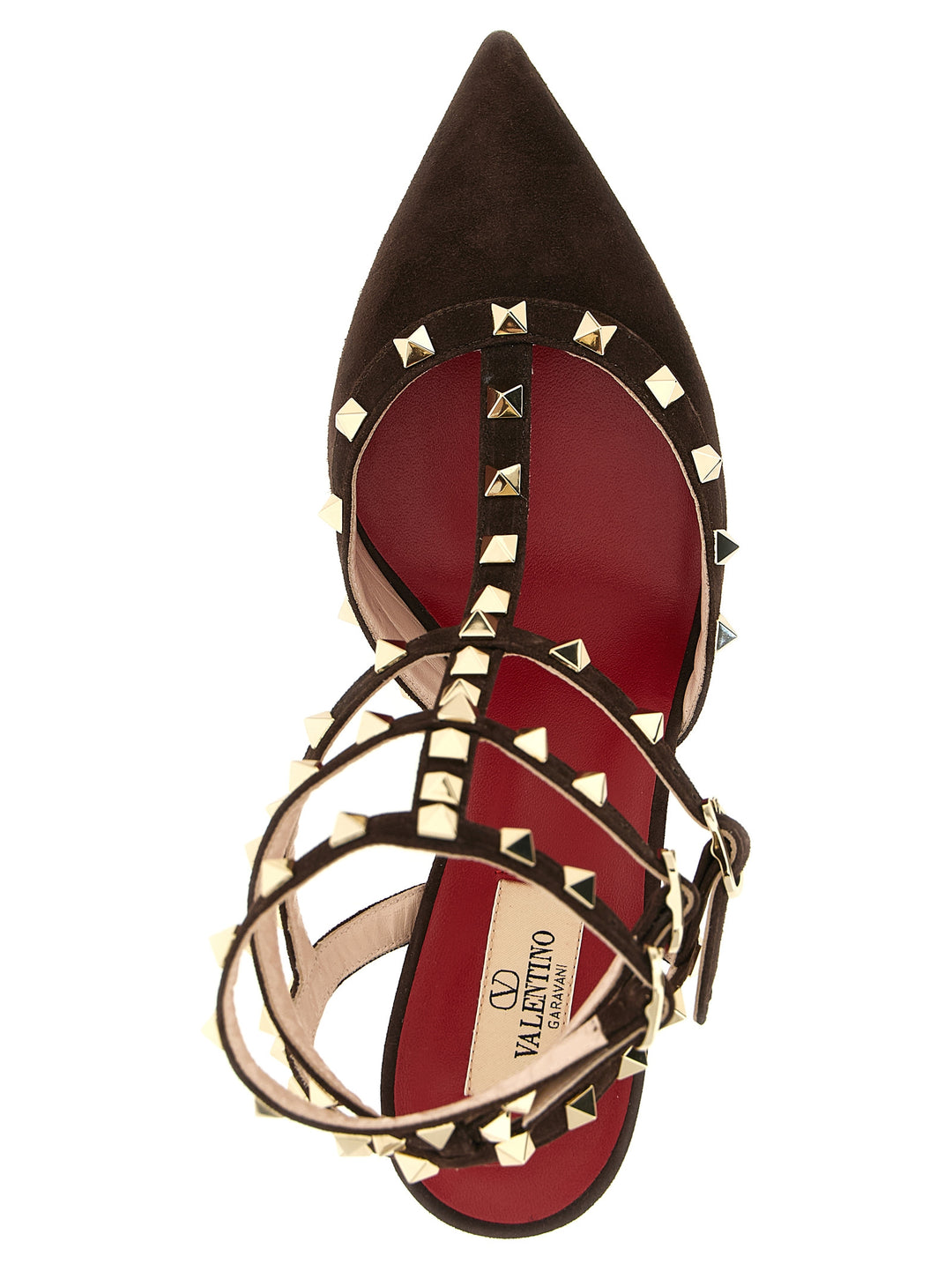 Valentino Garavani Rockstud Pumps - Brown | 5a8bfb349cb039e61bd2beda80f04caf846919b4