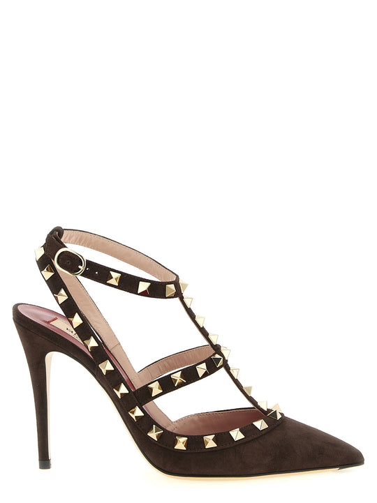 Rockstud Pumps Brown