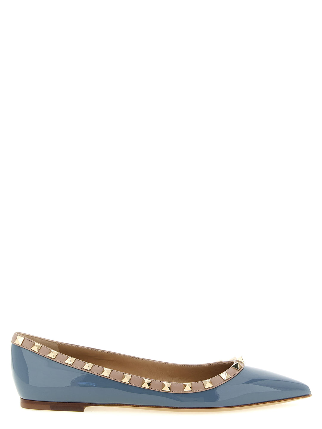 Valentino Garavani Rockstud Flat shoes - Gray | ebee2a91d8637aa529d2cb1f8103bef746979542