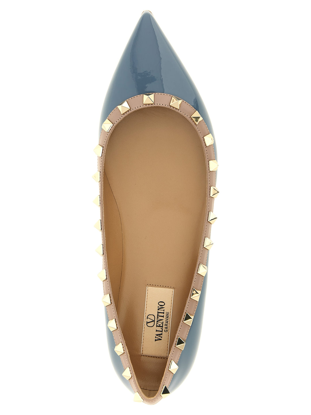 Valentino Garavani Rockstud Flat shoes - Gray | fc6387aee41f5e8e70f1d378c758684a8ee199f7
