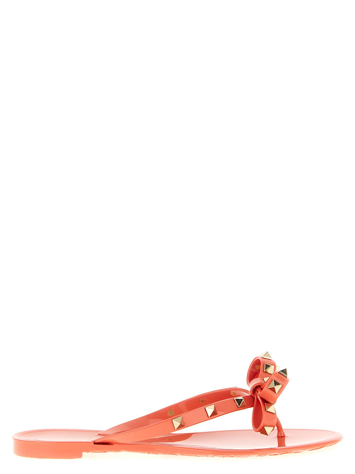 Valentino Garavani Rockstud Sandals - Pink | f3c5129eabc24d643e3be633f415ee6a29e754b5