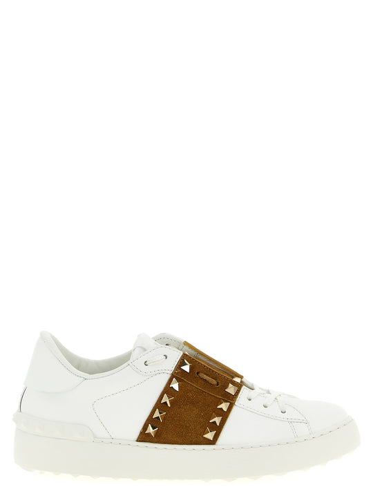Rockstud Untitled Sneakers Brown