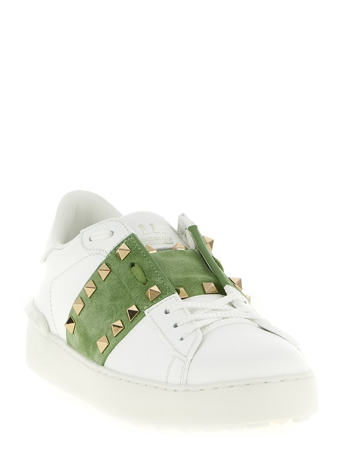 Valentino Garavani Rockstud Untitled Sneakers - Green | 2f98668c9091be2ddb3ff76f9ab39b4102d7f9cc