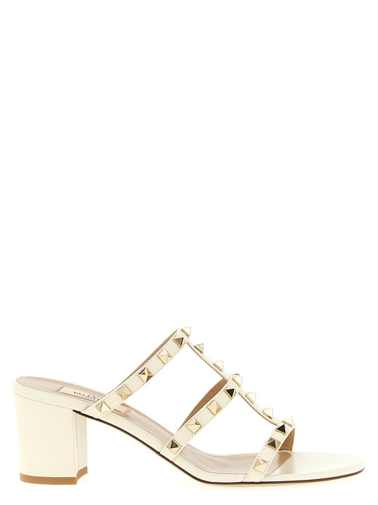 Rockstud Sandals White