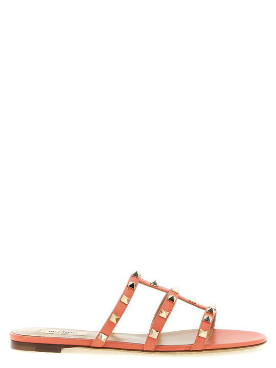 Rockstud Sandals Orange