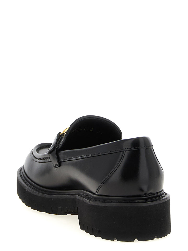 Valentino Garavani Vlogo Signature Loafers - Black | aef9838bc235afd32e58a5072383d1c3e5c5dcd9