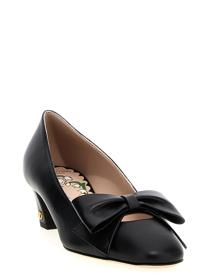 Valentino Garavani Bowow Pumps - Black | e45c16ae9d0c43ba70d34756b0eb69bf01201a1f