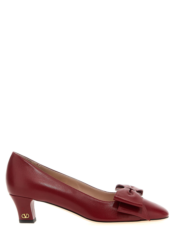 Valentino Garavani Bowow Pumps - Red | 2d6436f3cf5c1f96eb7d03b78286a93fece46288