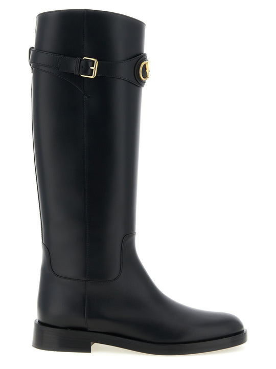 Vlogo Signature Boots And Ankle Boots Black