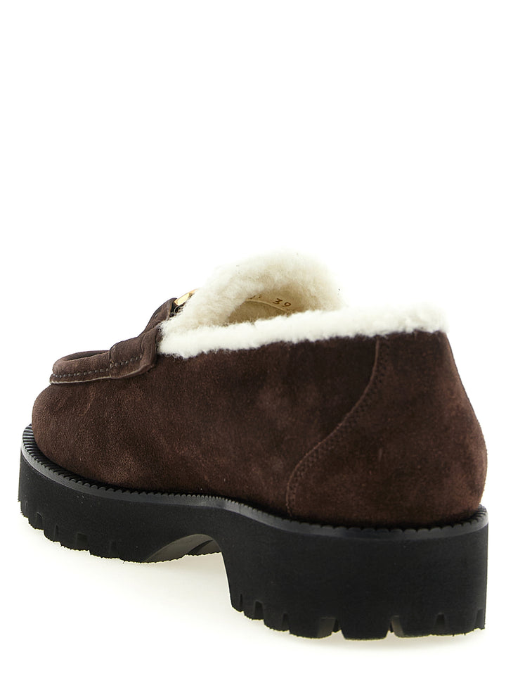 Valentino Garavani Vlogo Signature Loafers - Brown | ba97437dab2ea1d7d5e176228e6053f03523503d