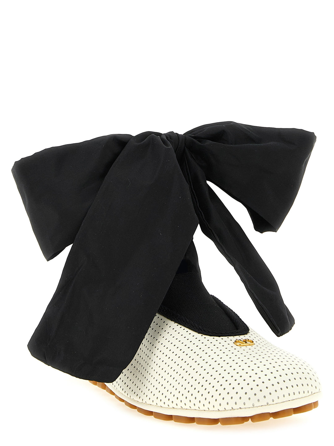 Valentino Garavani Rythmika Flat shoes - White/Black | 036fb7bb45417793cb374331a8994dc745538b0c