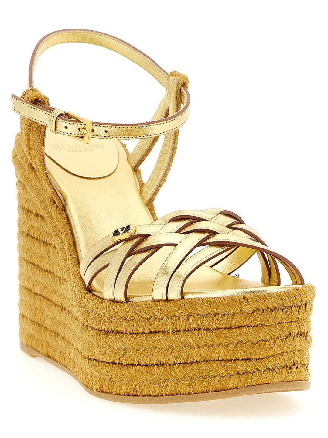 Valentino Garavani Bribri Wedges - Gold | 04a5746b64b8be62a22994497d8a3b047b3d0d88