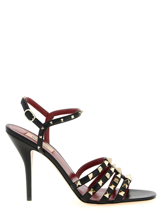 Rockstud Sandals Black