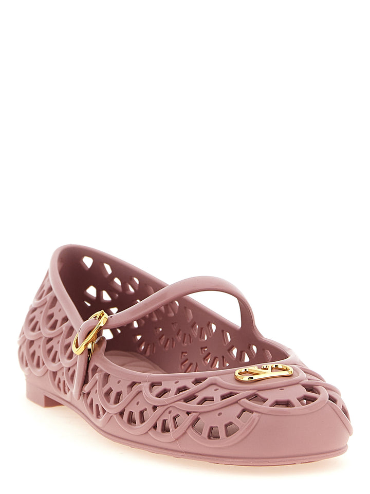Valentino Garavani Ondette Flat shoes - Pink | 32720d62a8caa0b302a08df446da80c848e78d25