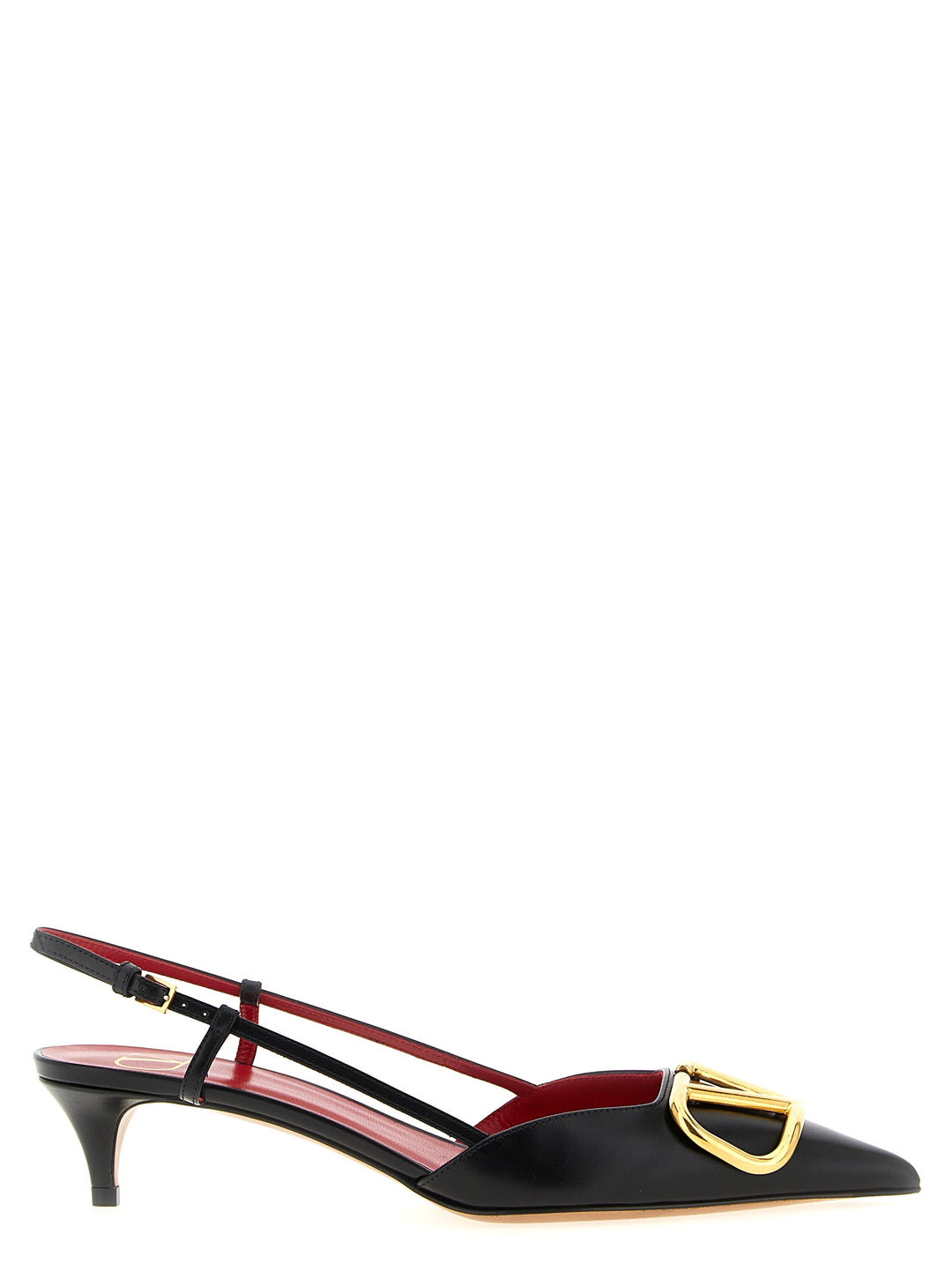 Valentino Garavani Slingback Valentino Garavani Vlogo Signature Pumps - Black | 0f4905296cb958dd76c0e695c72af4298f10dca1