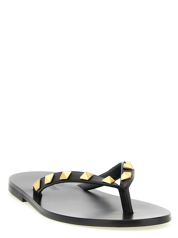Valentino Garavani Rockstud Sandals - Black | ffd0895afc31fb4a1615cd9f031c6f16671fc2dd