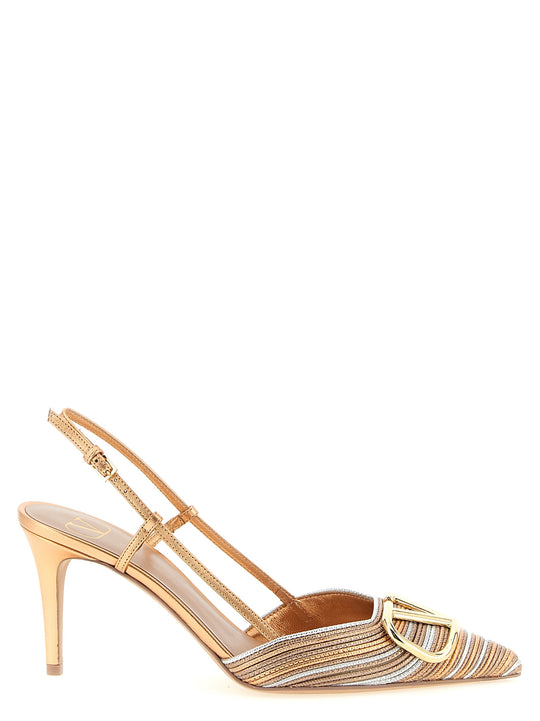 Slingback Valentino Garavani Vlogo Signature Pumps Pink