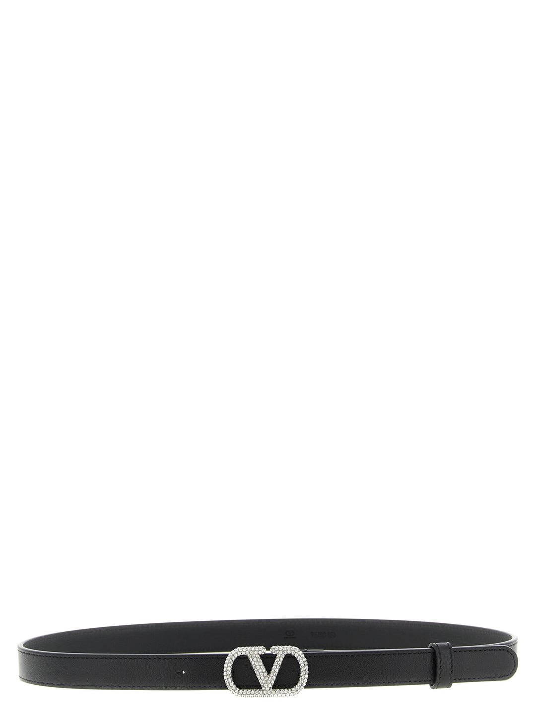 Valentino Garavani Valentino Garavani Vlogo Signature Belt Belts - Black | 47b621852b0fba376215098675e722d886b1e6ba