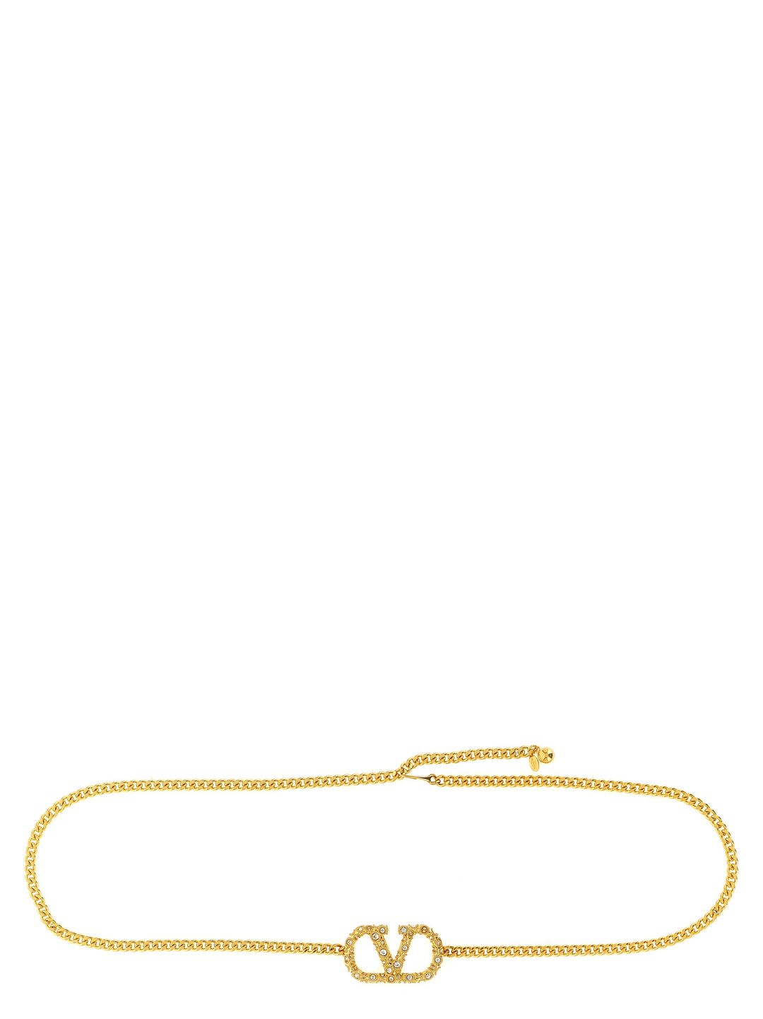 Valentino Garavani Valentino Garavani Vlogo Signature Belt Belts - Gold | 1acec1037ae47a2021767f880018a5266b8f719d