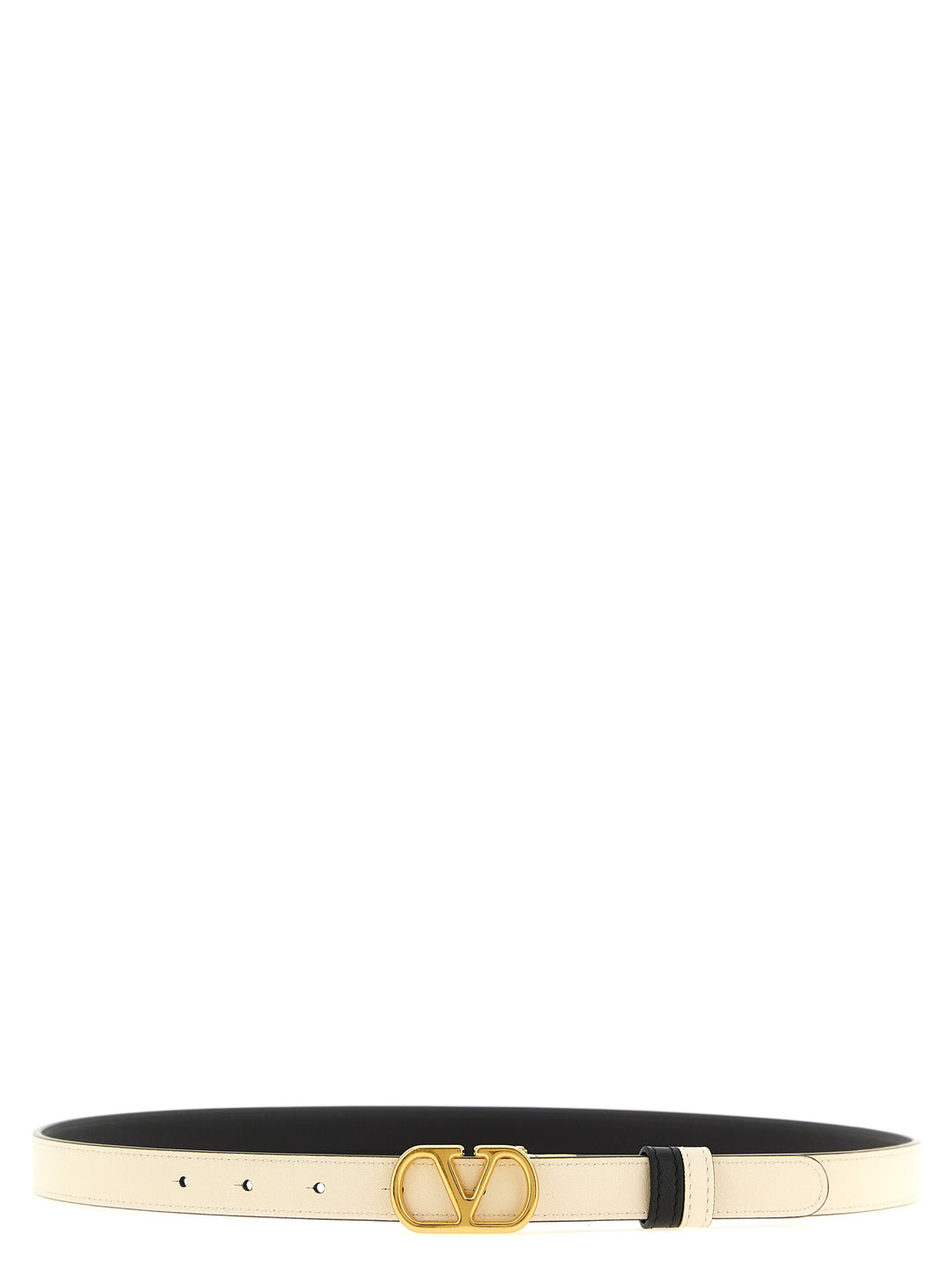 Valentino Garavani Valentino Garavani Reversible Belt Belts - White/Black | 5cbd18a7c3ce4987e717bbb7337dfed57284e308