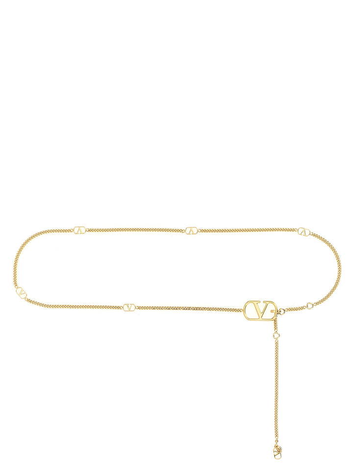 Valentino Garavani Vlogo Signature Belts - Gold | 31a639d0d341b85d4b4cb3086c8a9e56dc43c26a