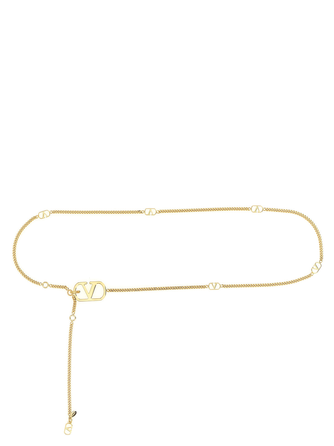 Valentino Garavani Vlogo Signature Belts - Gold | f894e266081a6a07463e543393529fbcf1d694d1