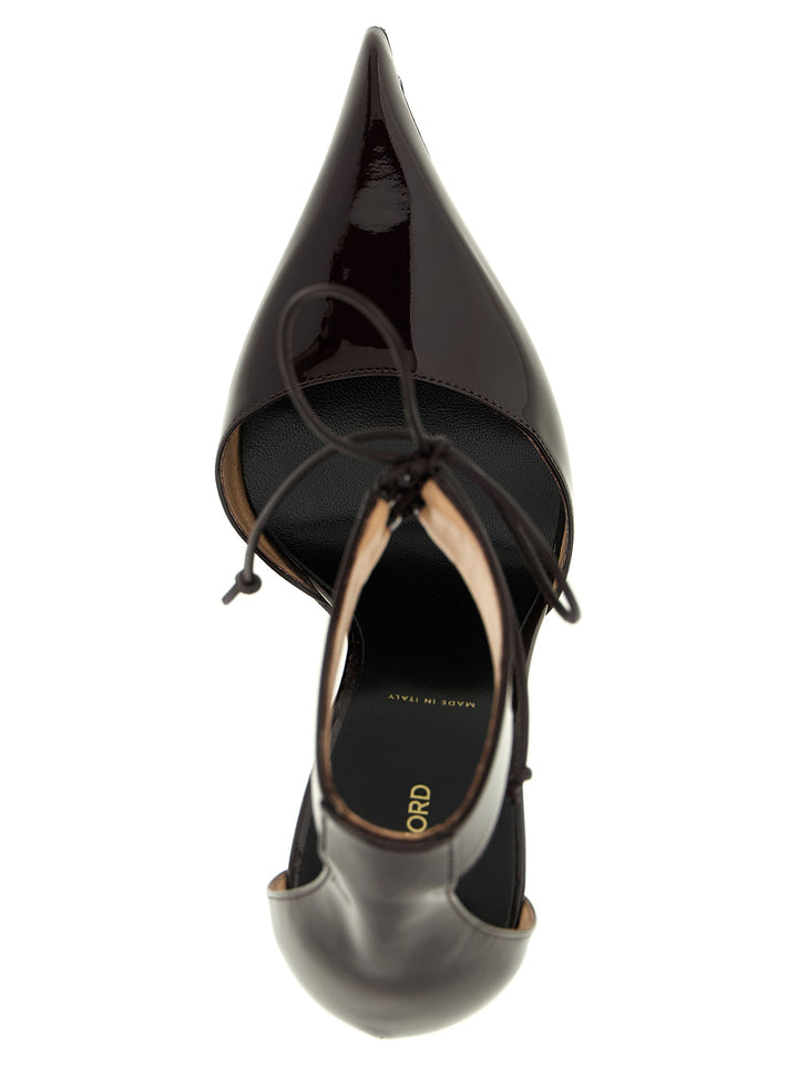 Tom Ford Patent Leather Pumps - Bordeaux | 222fca9ed3ba5e3239fecd03399aaefeef81fb04