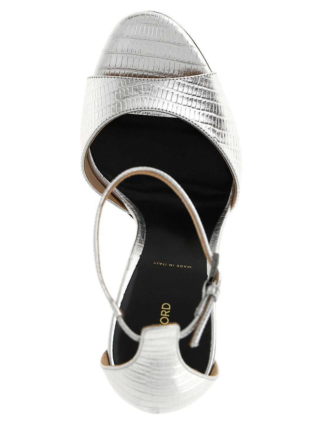 Tom Ford Tejus Sandals - Silver | 67abb44da34aad7261ce3a2b5d904e2c95da543b