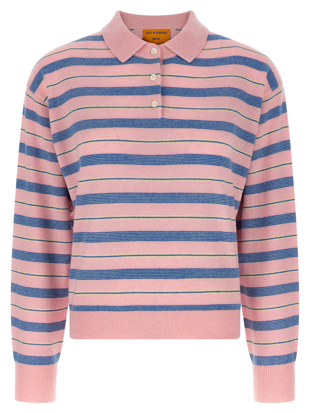 Guest In Residence Collegiate Stripe Polo Sweaters and Cardigans - Multicolor | d7e9ba9c28653993548c82af5f1262cce9f808c8
