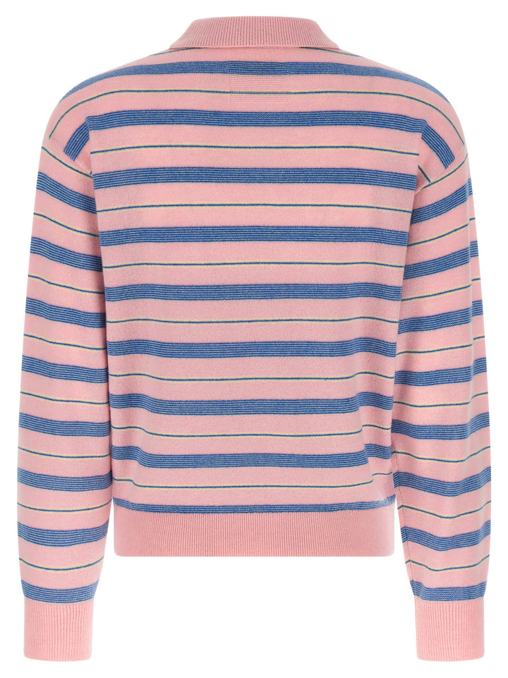 Guest In Residence Collegiate Stripe Polo Sweaters and Cardigans - Multicolor | 94723760190123e33e2ac01e4882364cb3da1e5d