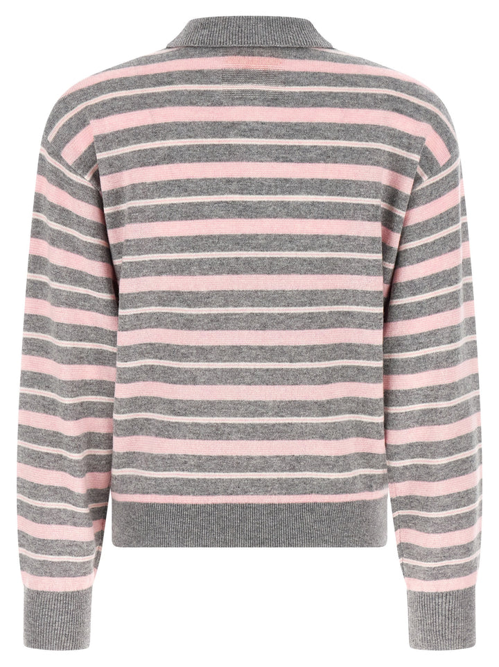 Guest In Residence Clloegiate Stripe Polo Sweaters and Cardigans - Multicolor | 1151af41f152b99a78b5ee2468f91041c1338683