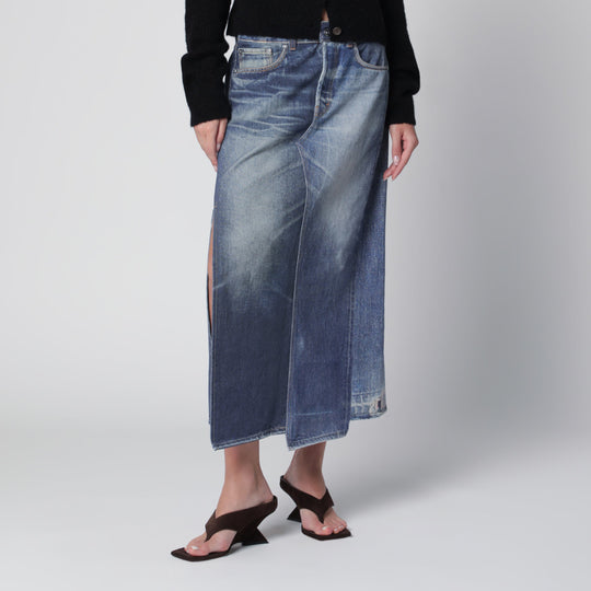 Craft Midi Denim Skirt
