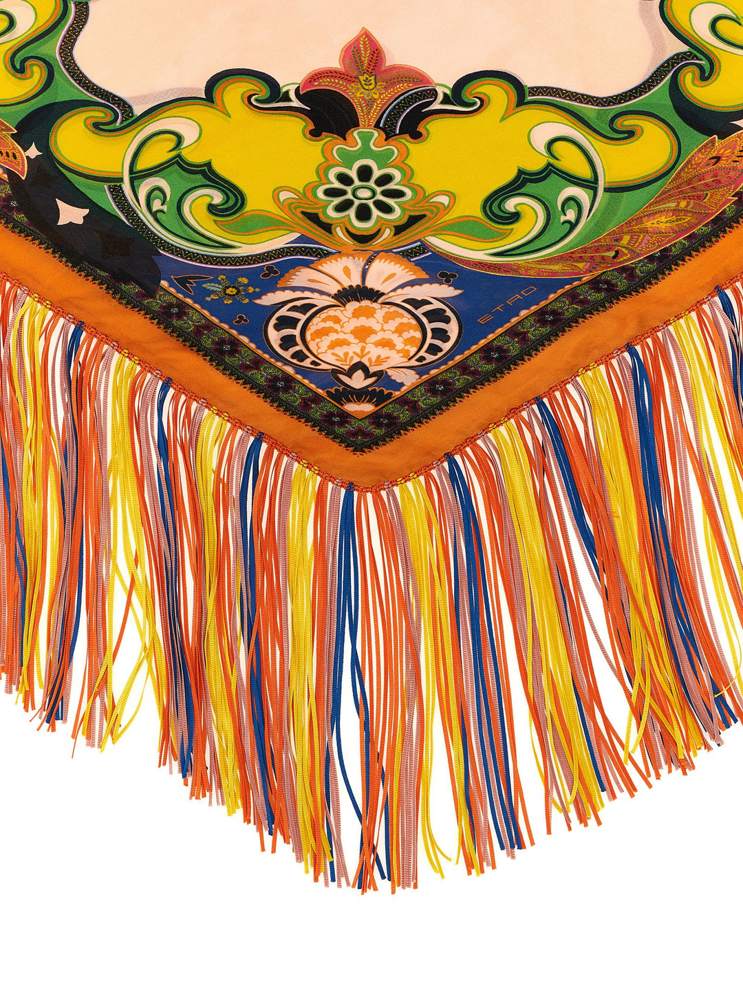 Etro Fringed Scarf Scarves and Foulards - Multicolor | 848a29b798373f66ee8afd1fa78ed9a501126b63