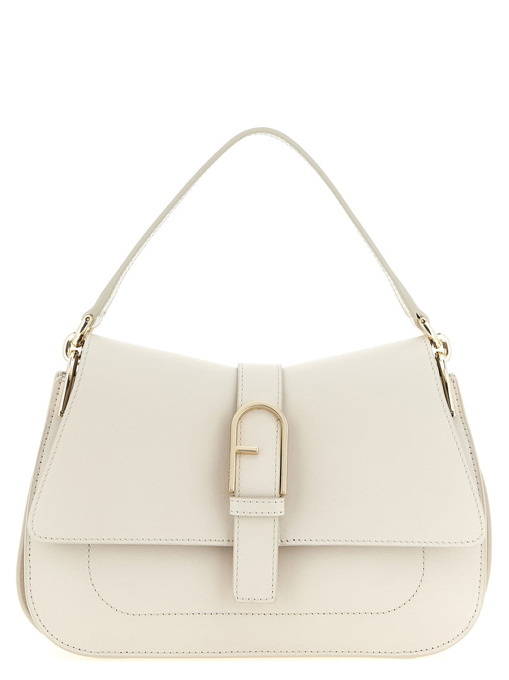 Furla Flow M Shoulder Bags - Beige | 49b42f1623bdef9ac7bfb1bfa783833bdb0d63a5
