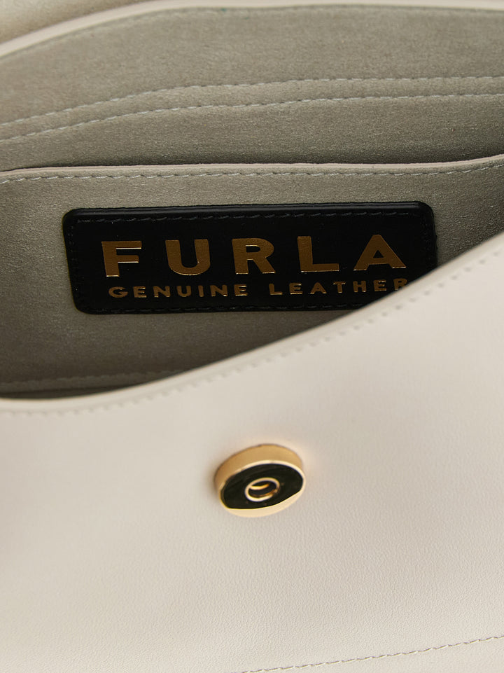 Furla Flow M Shoulder Bags - Beige | 91278e1c796f670f0bc04fc36075ea373756ba2d